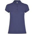 Polo Manga Corta Mujer Colores Azul Denim 2Xl