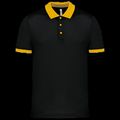 Polo entallado y estilo moderno Black / Yellow M