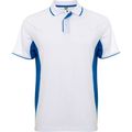 Polo técnico para deporte Blanco/Royal Xl