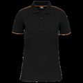 Polo ropa profesional mujer Black / Orange M