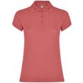 Polo Manga Corta Mujer Colores Rojo Crisantemo S