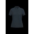Polo piqué de manga corta de mujer Navy Xs
