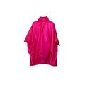 Poncho plegable impermeable para niños Fushia