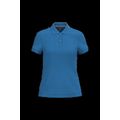 Polo manga corta mujer algodón Light Royal Blue L