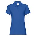 Polo premium mujer algodón Royal Blue Xxl