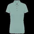 Polo básico de manga corta para mujer Sage M