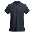 Polo Mujer Orgánico Manga Corta Marino M