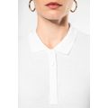 Polo de manga larga entallado mujer