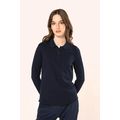 Polo manga larga mujer corte recto