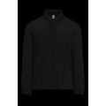 Polo manga larga hombre básico Black Xxl