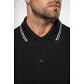 Polo ajustado manga larga hombre