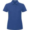 Polo entallado para mujer 100% algodón Royal Blue 3Xl