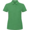 Polo entallado para mujer 100% algodón Kelly Green S