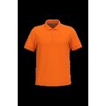 Polo de algodón manga corta para hombre Orange Xl