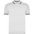 Polo Manga Corta detalles en contraste Blanco/Marino S