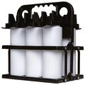 Portabotellas plegable para 6 botellas