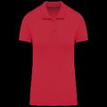 Polo de mujer de algodón orgánico Red L