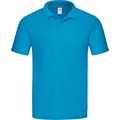 Polo hombre de corte ceñido Azur Blue L