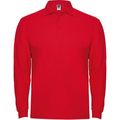 Polo Manga Larga con Puños Rojo 3Xl