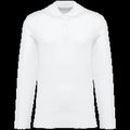 Polo manga larga hombre White M