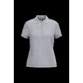Polo piqué de manga corta de mujer Oxford Grey M