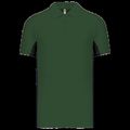 Polo manga bicolor hombre Forest Green / Black S