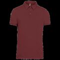 Polo atemporal manga corta hombre Wine 3Xl