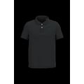 Polo algodón orgánico para hombre Black S