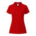 Polo Piqué Mujer 180g/m2 Roj S