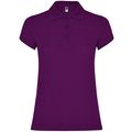 Polo Manga Corta Mujer Colores Púrpura M
