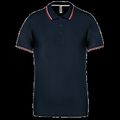 Polo de manga corta algodón Navy / Red / White Xl