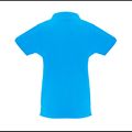 Polo de mujer cuello y mangas de canalé