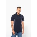 Polo manga bicolor hombre