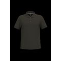 Polo de algodón manga corta para hombre Dark Khaki L