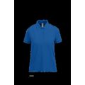 Polo mujer algodón preencogido Royal Blue S