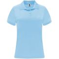 Polo técnico de manga corta para mujer Celeste S