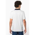 Polo bicolor hombre algodón