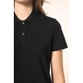 Polo de algodón de manga corta de chica