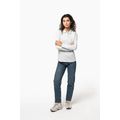 Polo manga larga mujer algodón lavable