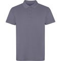 Polo unisex 100% algodón Gris Cielo Lavado 2Xl