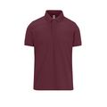 Polo manga corta hombre algodón preencogido Burgundy 3Xl