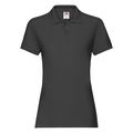 Polo premium mujer algodón Black M