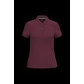 Polo manga corta mujer algodón Wine 3Xl