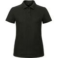 Polo entallado para mujer 100% algodón Black M