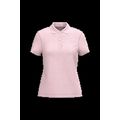 Polo piqué de manga corta de mujer Pale Pink L