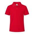 Polo Piqué Niño 180g/m2 Roj M