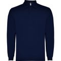 Polo Manga Larga con Cuello y Puños Acanalados Marino 3Xl