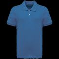 Polo algodón orgánico infantil Light Royal Blue 6/8 Ans