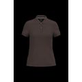 Polo manga corta mujer algodón Chocolate 3Xl