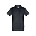 Polo infantil unisex de algodón